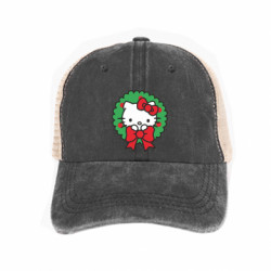 Кепка-тракер тай-дай Hello Kitty Merry Christmas - FATLINE Кепка-тракер тай-дай Hello Kitty Merry Christmas