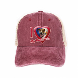 Кепка-тракер тай-дай I love my Boyfriend Пес Патрон - FATLINE Кепка-тракер тай-дай I love my Boyfriend Пес Патрон