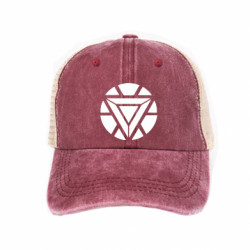 Кепка-тракер тай-дай Iron Man Heart - FATLINE Кепка-тракер тай-дай Iron Man Heart