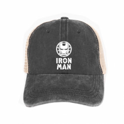 Кепка-тракер тай-дай Iron man text - FATLINE Кепка-тракер тай-дай Iron man text