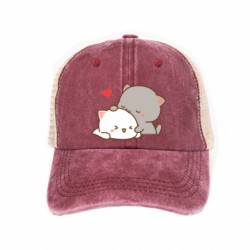 Кепка-тракер тай-дай Кот целует кошку - FATLINE Кепка-тракер тай-дай Кот целует кошку