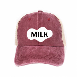 Кепка-тракер тай-дай Молоко milk - FATLINE Кепка-тракер тай-дай Молоко milk