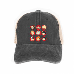 Кепки-тракеры тай-дай