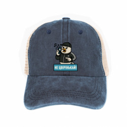 Кепка-тракер тай-дай Не чирикай! - FATLINE Кепка-тракер тай-дай Не чирикай!