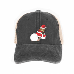 Кепка-тракер тай-дай Новорічний мемний пес - FATLINE Кепка-тракер тай-дай Новорічний мемний пес