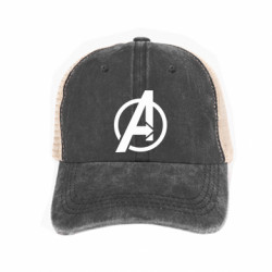 Кепка-тракер тай-дай Сaptain America logo - FATLINE Кепка-тракер тай-дай Сaptain America logo