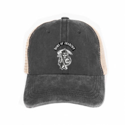 Кепка-тракер тай-дай Сыны Анархии цвета - FATLINE Кепка-тракер тай-дай Сыны Анархии цвета