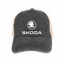 Кепка-тракер тай-дай Skoda new logo