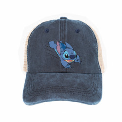 Кепка-тракер тай-дай Стич прыгает - FATLINE Кепка-тракер тай-дай Стич прыгает