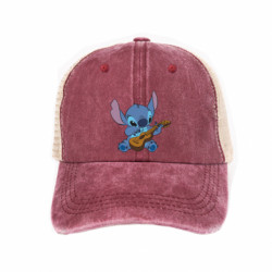 Кепка-тракер тай-дай Стич с укулеле - FATLINE Кепка-тракер тай-дай Стич с укулеле