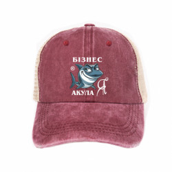 Кепка-тракер тай-дай Я бизнес акула - FATLINE Кепка-тракер тай-дай Я бизнес акула