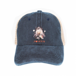 Кепка-тракер тай-дай Я люблю поесть - FATLINE Кепка-тракер тай-дай Я люблю поесть