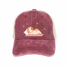 Кепка-тракер тай-дай Смешная спящая лошадка - FATLINE Кепка-тракер тай-дай Смешная спящая лошадка