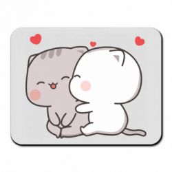 Килимок для миші Peach and Goma Cutie Cats - FATLINE Килимок для миші Peach and Goma Cutie Cats