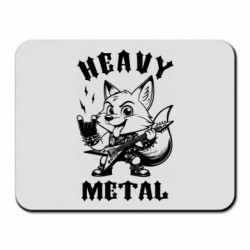 Коврик для мыши Fox Heavy metal black - FATLINE Коврик для мыши Fox Heavy metal black