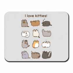 Коврик для мыши I Love Kitties! - FATLINE Коврик для мыши I Love Kitties!