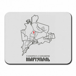 Коврик для мыши Карта Мариуполь - FATLINE Коврик для мыши Карта Мариуполь
