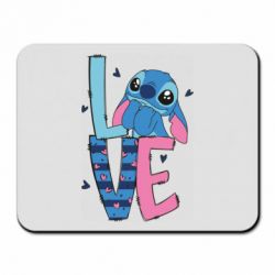Коврик для мыши Стич Love - FATLINE Коврик для мыши Стич Love
