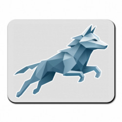 Коврик для мыши Волк полигональный