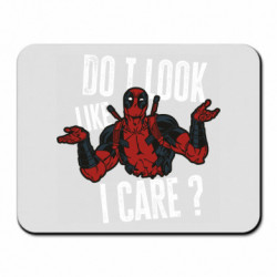 Коврик для мыши Do i look like a care? - FATLINE Коврик для мыши Do i look like a care?