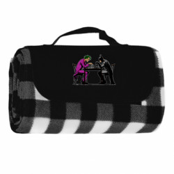 Туристический коврик Бэтмен и Джокер играют в шахматы - FATLINE Туристический коврик Бэтмен и Джокер играют в шахматы