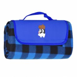 Килимок туристичний Гризли Панда и Белый - FATLINE Килимок туристичний Гризли Панда и Белый