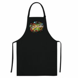 Цветной фартук Цветущая Украина - FATLINE Цветной фартук Цветущая Украина