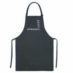 Цветной фартук Полтава Координаты - FATLINE Цветной фартук Полтава Координаты