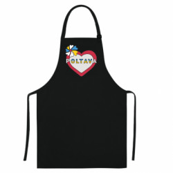 Цветной фартук Полтава, цветок и сердце. - FATLINE Цветной фартук Полтава, цветок и сердце.