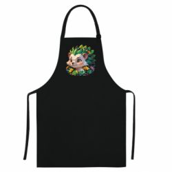 Цветной фартук Зеленый ёжик в суккулентах - FATLINE Цветной фартук Зеленый ёжик в суккулентах