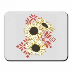 Коврик для мыши Подсолнухи с вышивкой - FATLINE Коврик для мыши Подсолнухи с вышивкой