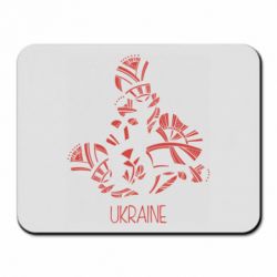 Коврик для мыши Українські орнаменті квіти - FATLINE Коврик для мыши Українські орнаменті квіти