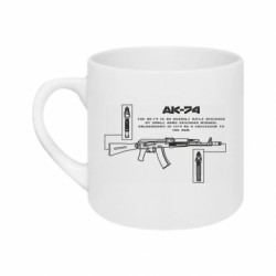 Кружка 180ml АК-74 - FATLINE Кружка 180ml АК-74