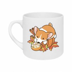Кружка 180ml Autumn Corgi - FATLINE Кружка 180ml Autumn Corgi