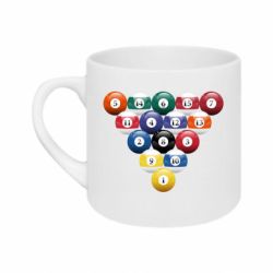 Кружка 180ml Більярдні кулі - FATLINE Кружка 180ml Більярдні кулі