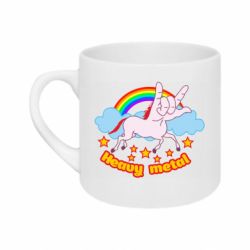 Кружка 180ml Heavy metal unicorn - FATLINE Кружка 180ml Heavy metal unicorn
