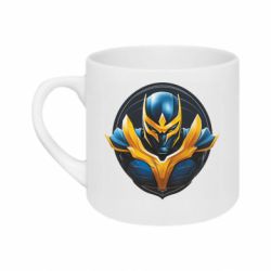 Кружка 180ml супергерой у жовто-синьому патріотичному костюмі - FATLINE Кружка 180ml супергерой у жовто-синьому патріотичному костюмі