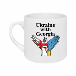 Кружка 180ml Україна з Грузією - FATLINE Кружка 180ml Україна з Грузією