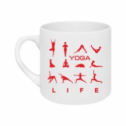 Кружка 180ml Йога life 2 - FATLINE Кружка 180ml Йога life 2