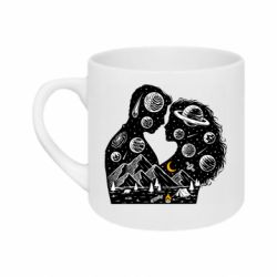 Кружка 180ml Влюбленная пара. Космос - FATLINE Кружка 180ml Влюбленная пара. Космос