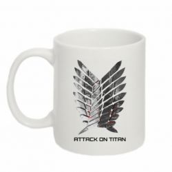 Кружка 320ml Атака титанов Pro - FATLINE Кружка 320ml Атака титанов Pro