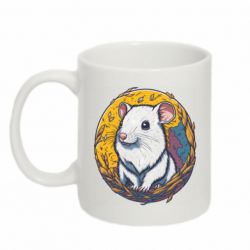 Кружка 320ml Белая крыса - FATLINE Кружка 320ml Белая крыса