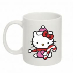 Кружка 320ml Christmas Kitty with candy - FATLINE Кружка 320ml Christmas Kitty with candy