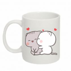 Кружка 320ml Peach and Goma Cutie Cats - FATLINE Кружка 320ml Peach and Goma Cutie Cats