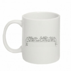 Кружка 320ml Last Supper line scetch - FATLINE Кружка 320ml Last Supper line scetch