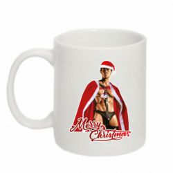 Кружка 320ml Гачімучі Новорічний - FATLINE Кружка 320ml Гачімучі Новорічний