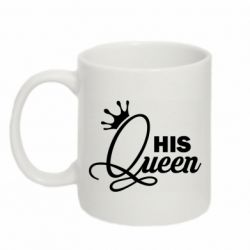 Кружка 320ml His Queen з короною - FATLINE Кружка 320ml His Queen з короною