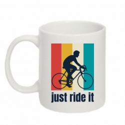 Кружка 320ml Just ride it! - FATLINE Кружка 320ml Just ride it!