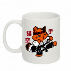 Кружка 320ml Кот Каратист - FATLINE Кружка 320ml Кот Каратист