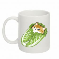 Кружка 320ml Кіт в капусті - FATLINE Кружка 320ml Кіт в капусті